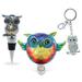 Puzzled Owl Wine Stopper Sparkling Charm and Night Light - Birds \ Wild Anim