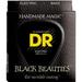 DR Strings Bass Strings Black Beauties BASS Black Coated Nickel Plated Bass Guitar Strings on Round Core