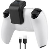 For PS5 Controller Accessories Rechargeable Battery Pack 1800mAh with LED Indicator Play and Charge Kit for Playstation 5 Controller with USB Type-C Charging Cable