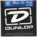 Dunlop DBN45125 Nickel Medium 5 String Stainless Steel Bass Guitar Strings .45-.125