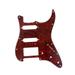 Metallor Electric Guitar Pickguard 3 Ply 11 holes 2 Single Pickup 1 Humbucker Pickup SSH for Strat Style Electric Guitar Red Tortoise.
