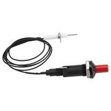 Ccdes 1 Out 2 Piezo Spark Ignition Kit BBQ Grill Push Button Igniter for Fireplace Stove Gas Piezo Spark Igniter Ignition Kit