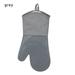 Multifunctional Microwave BBQ Cooking Extra Long Heat Resistant Oven Mitt Mittens Silicone Insulation Gloves GREY