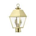 Livex Lighting - Wentworth - 2 Light Medium Outdoor Post Top Lantern In Classic