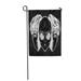 LADDKE Portriat of The Extraordinary Alien from Outer Space Face Garden Flag Decorative Flag House Banner 12x18 inch