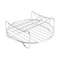 1 Set Air Fryer Rack Accessory Stainless Steel Barbecue Rack Durable Grill