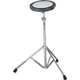 Remo Accessories 3701579 10 in. Dia. Coated Head Practice Pad with Stand Grey