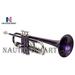 NauticalMart Purple Lacquer Brass Bb Trumpet With Case Mouthpiece