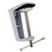 Stainless Steel Adjustable Arm Clamp Table Lamp Desk Clamp - White 90mm