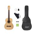 Monoprice Full-Size 4/4 Spruce Top Classical Nylon String Guitar Bundle with Complete Accessories and Gig Bag For Adults and Children Over 11 - Idyllwild Series