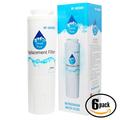 6-Pack Replacement for Maytag MZD2667HEB Refrigerator Water Filter - Compatible with Maytag UKF8001 Fridge Water Filter Cartridge - Denali Pure Brand