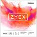 D Addario DZ610 Zyex 3/4 Bass String Set Medium