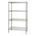 4-Shelf Stainless Steel Wire Shelving Unit 14 x 72 x 54 in.