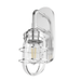 Hunter Starklake Chrome 1 Light Sconce Wall Light Fixture