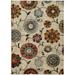 Avalon Home Sadie Floral Transitional Area Rug Ivory Off-White