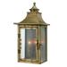 HomeRoots 398417 19.75 x 10 x 7 in. St. Charles 2-Light Aged Brass Wall Light