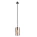 RADIANCE Goods Industrial 1 Light Antique Silver Mini Ceiling Pendant 5.5 Wide