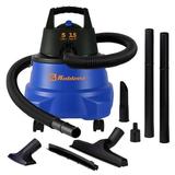 KOBLENZ 5 Gallon Wet/Dry Shop Vacuum with 3.5 Peak HP for Cars Garage Home or Workshop (WD 5 L2)