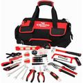 Excited Work 169 Piece Premium Hand Tool Set with 16 Large Opening Tool Bag Steel Home DIY Repair Tool Set Auto Repair Tool Set Wrench Saw Screwdriver