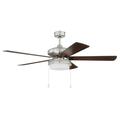 Craftmade Sto525 Stonegate 52 5 Blade Led Indoor Ceiling Fan - Nickel