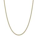 14K Yellow Gold 2.00mm Spiga Chain 18 Inch