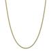 14K Yellow Gold 2.00mm Spiga Chain 18 Inch