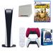 Sony Playstation 5 Digital Version (Sony PS5 Digital) with Cosmic Red Extra Controller Media Remote Borderlands 3 Ultimate Edition Accessory Starter Kit and Microfiber Cleaning Cloth Bundle