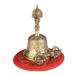 Meterk Tibetan Buddhist Bell Bronze Hand Bell With Vajra Padding For Meditation Prayer