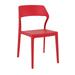 32.75 Red Solid Patio Dining Chair