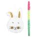 1 Set of Cartoon Paper Rabbit Pendant Easter Festival Decoration Hanging Ornament