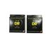 DR Guitar Strings Acoustic 2-Pack K3 Black Beauties Coated 10-48 Extra Light