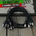 XLR Snake Cable Patch - 8 Channel 20ft Pro Audio Mic Cord Mixer Sound Stage PA