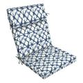 Better Homes & Gardens 44 x 21 Blue Tie Dye Rectangle Outdoor Chair Cushion 1 Piece