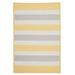 Colonial Mills 6 x 9 ft. Stripe It Rug Yellow Shimmer