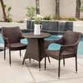 GDF Studio Del Mar Outdoor Wicker 3 Piece Bistro Dining Set