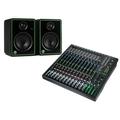 Mackie Bundle with CR4-X - Studio Monitor - Pair + ProFX16v3 16-channel Mixer with USB and Effects