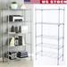 5 Tier Wire Shelving Rack Shelving Units Kitchen Balcony Living Room Steel shelf Rack Storage 23 x 14 x 72inch Silver