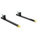 Titan Attachments Medium-Duty 60 Clamp-on Pallet Forks 46 x 4 Fork Length Rated 4 000 LB Easy to Install on Loader or Skid Steer Bucket