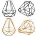 DYstyle Vintage Metal Bulb Guard Lamp Cage 4Pcs Industrial Lamp Holder for DIY Pendant Lighting Fixture Ceiling Light Wall Lamp