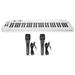 Samson Carbon 61 Key USB MIDI DJ Keyboard Controller+Software+(2) Microphones