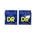 DR Guitar Strings Electric Pure Blues 2 Pack Vintage Pure Nickel 10-52