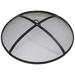 Sunnydaze Outdoor Heavy-Duty Steel Round Fire Pit Spark Screen - 30