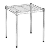 Whitmor Supreme Stacking Shelf and Organizer -Heavy-Duty - Adjustable Chrome For Adult Use