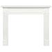 Pearl Mantels 525-48 Mike Fireplace Mantel Surround MDF 48-Inch White 48 Inch( Pack of 2 )