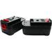 2-Pack UpStart Battery - Black & Decker PS182KB Battery Replacement - For Black & Decker 18V HPB18 Power Tool Battery (1500mAh NICD)