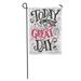 SIDONKU Today is Going to Be Great Day Inspirational Quote Hand Lettering Motivational Wall and Plaque Sign Garden Flag Decorative Flag House Banner 12x18 inch