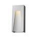 Z-Lite Millenial 18 Outdoor LED Wall Light in Silver