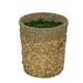 Large Mixed Seagrass/Water Hyacinth Basket Planter Pot-in-a-Pot Natural