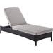 Crosley Furniture Palm Harbor Reclining Wicker Outdoor Chaise Lounge Chair for Patio Deck Poolside