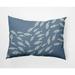 E by Design Escuela Nautical Indoor/Outdoor Lumbar Throw Pillow